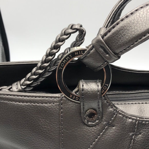 LikeNew Vintage Tommy Hilfiger Gray Shoulder Purse - Picture 5 of 16